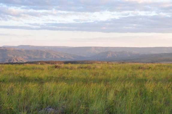 Fim de tarde na Chapada dos Veadeiros, região de Alto Paraíso - GO